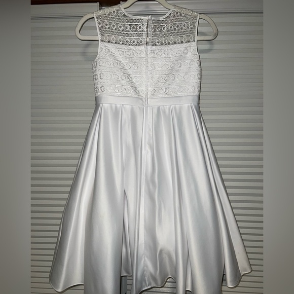 US Angels Communion Dress For Little Girls Size 8 - Picture 2 of 6